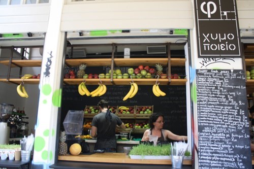 the new trend of fresh juices at Greece