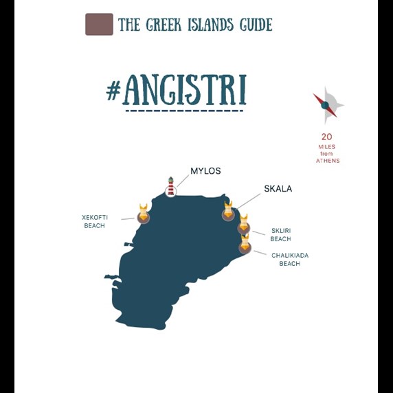 Agkistri sailing maps and info