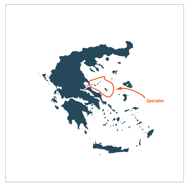 Map of Sporades