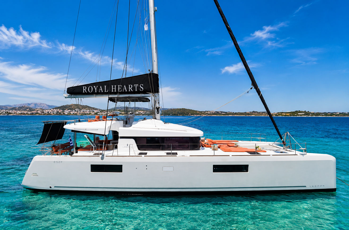Royal Hearts - 52 ft crewed catamaran